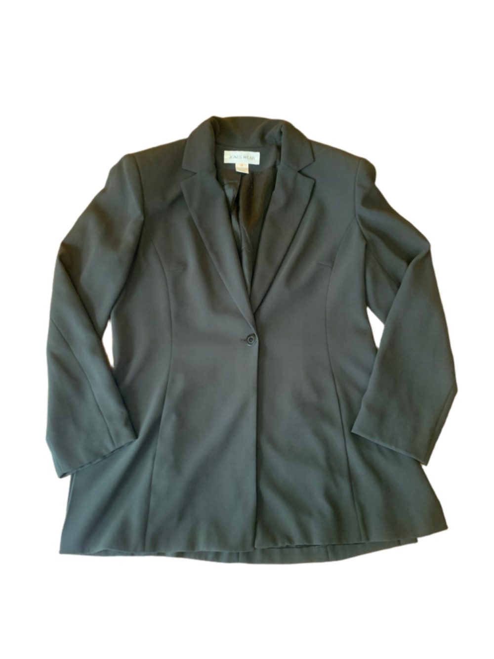 Women's Jones Wear Black Blazer Jacket Size 12